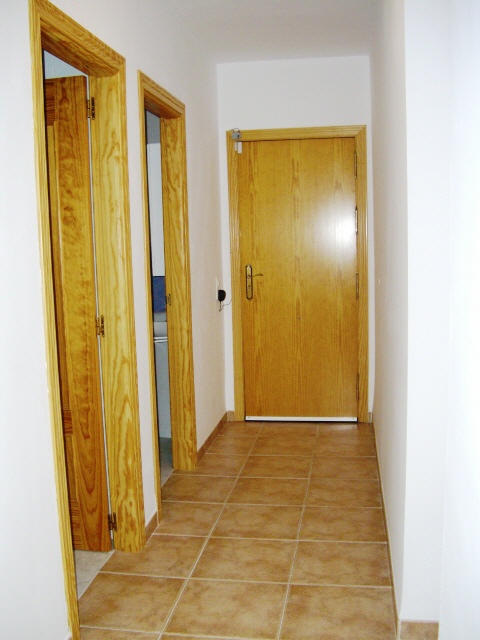 part of the corridor with entrance door