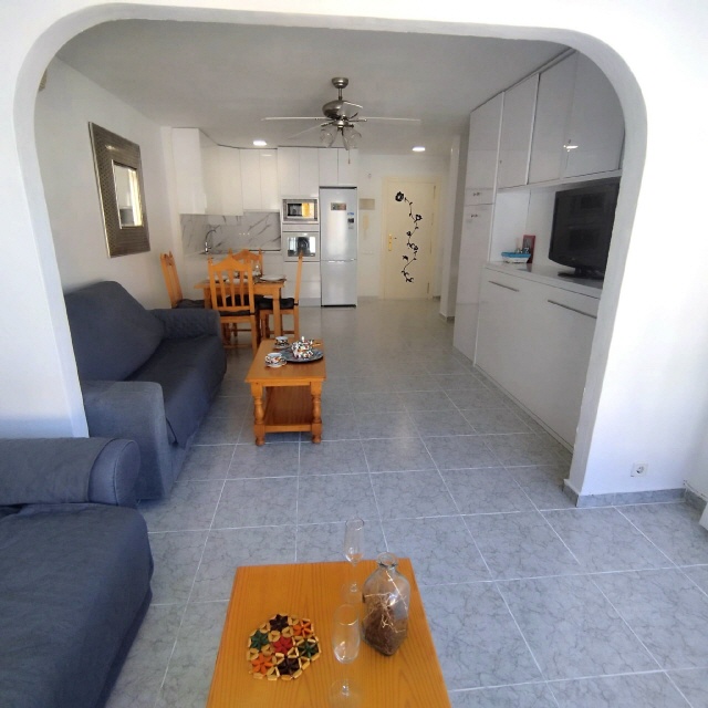 Laguna Beach 9 - living room seen from the veranda