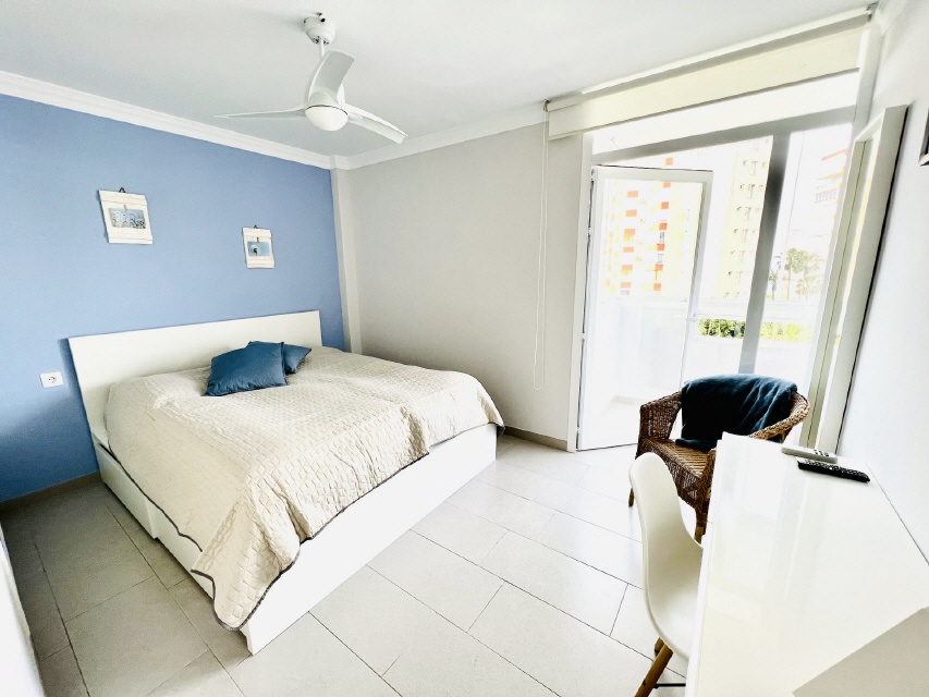 Bella Vista - bedroom 2 with door to the glazed part of the room